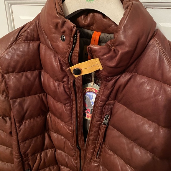 parajumpers ernie leather jacket